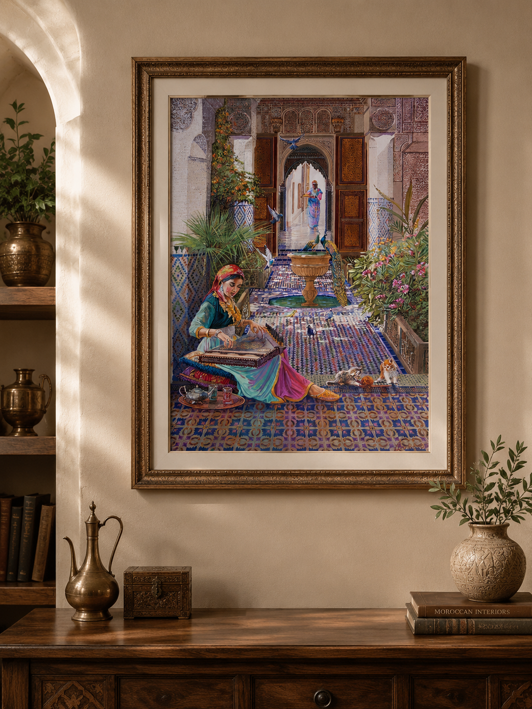 Tableau Patio Andalou
